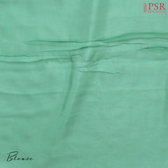 Mint Green Silk Cotton Saree