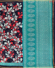 Midnight Blue Silk Cotton Saree
