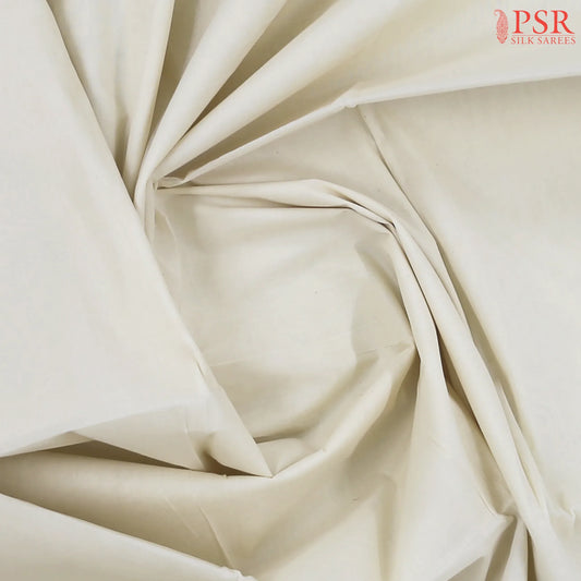 Cream Beige Kerala Cotton Saree
