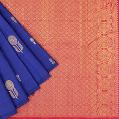 Navy Blue Kanchipuram Silk Saree