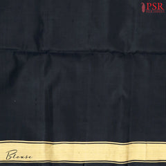 Black Pochampally Soft Silk Saree