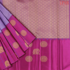 Amethyst Lavender Kanchipuram Silk Saree