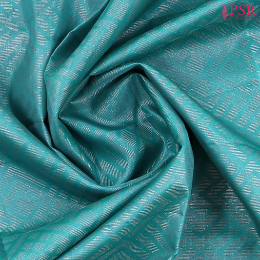 Pine Turquoise Soft Silk Saree
