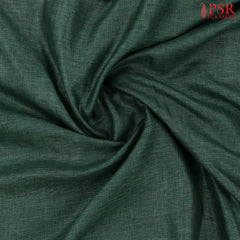Bottle Green Linen Running Material