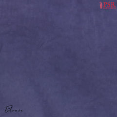 Dark Blue Banarasi Habutai Satin Saree