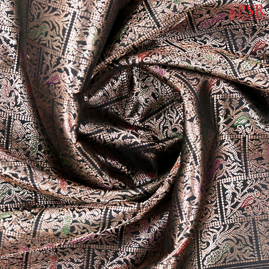 Black Kanchipuram Silk Saree