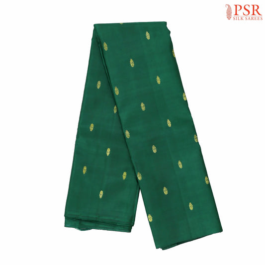 Dark Green Kanchipuram Silk Saree