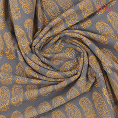 Grey Jaipur Cotton Print Running Material