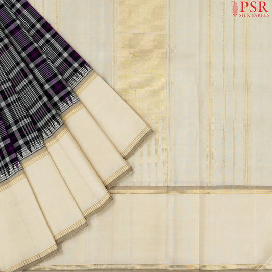 Black Kanchipuram Silk Saree