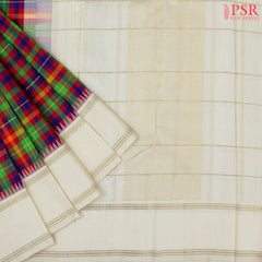 Multicolor Kanchipuram Silk Saree
