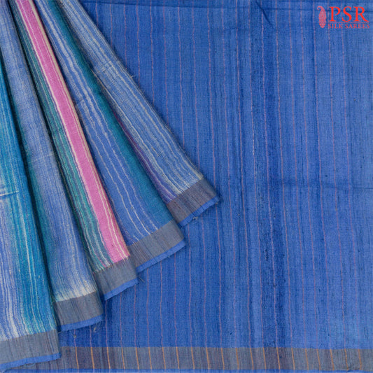 Multicolor Kadhi Tussar Silk Saree