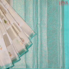 Light Beige Chiniya Silk Saree