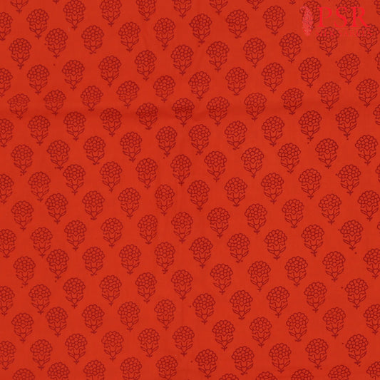 Saffron Jaipur Cotton Print Running Material