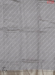 Cool Grey Assam Silk Dress Material