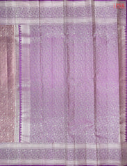 Thistle Lavender Kanchipuram Jacquard Silk Saree