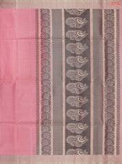 Flamingo Pink Soft Silk Saree