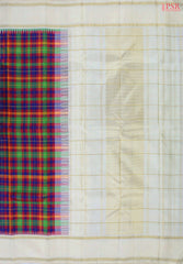 Multicolor Kanchipuram Silk Saree