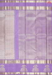 Light Mauve Pink Kanchipuram Silk Saree
