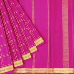 Magenta Pink Mysore Silk Saree