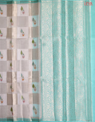 Light Beige Chiniya Silk Saree