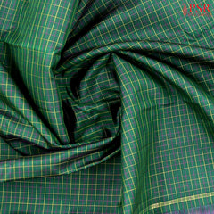 Dark Green Kanchipuram Silk Saree