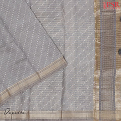 Cool Grey Assam Silk Dress Material