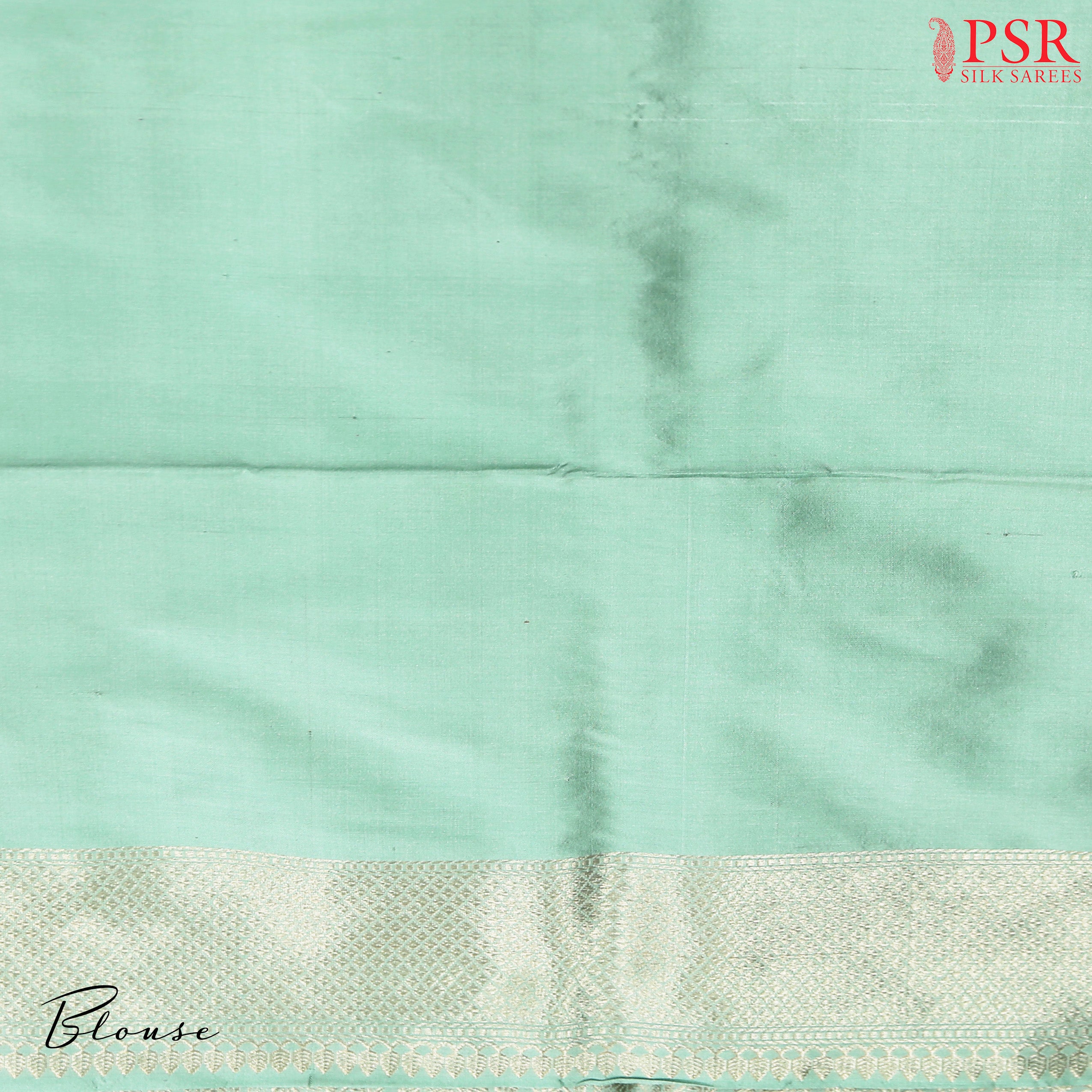 Mint Green Banarasi Silk