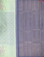 Pastel Mint Green Kanchipuram Silk Saree