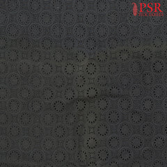 Shadow Black Hacoba Embroidery Running Material
