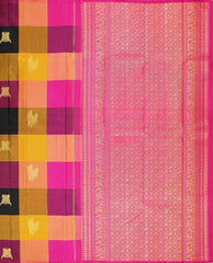 Multicolor Kanchipuram Silk Saree