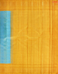 Turquoise Blue Bridal Kanchipuram Silk Saree