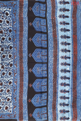 Indigo Blue Modal Silk Saree