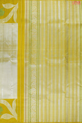 Tuscany Yellow Kanchipuram Jacquard Tissue Silk Saree