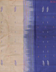 Biscotti Beige Vazhainaar Silk Saree