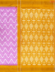 Orchid Pink Pochampally Silk Saree
