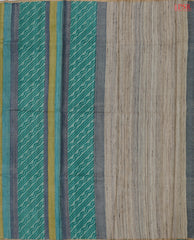 Light Viridian Kadhi Tussar Silk Saree