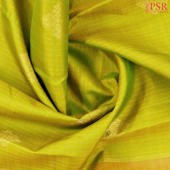 Chartreuse Green Kanchipuram Silk Saree