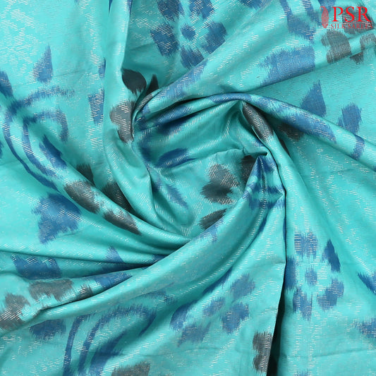 Light Turquoise Blue Soft Silk Saree