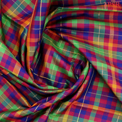 Multicolor Kanchipuram Silk Saree