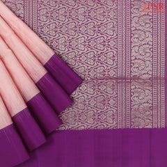 Pastel Pink Soft Silk Saree