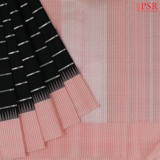 Black Kanchipuram Silk Saree
