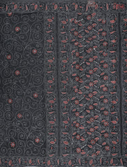 Black Bengal Cotton Saree