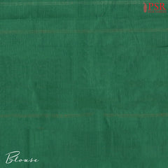 Emerald Green Kalakshetra Kovai Cotton Saree