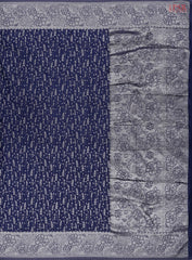 Navy Blue Georgette Saree
