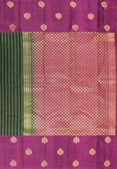 Dark Green Fancy Kanchipuram Silk Saree