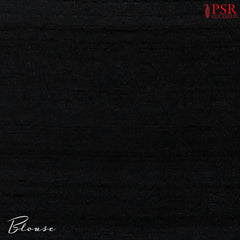 Black Chiniya Silk Saree