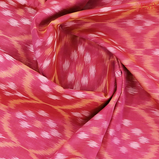 Rani Pink Patola Silk Cotton Saree