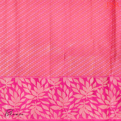 Peach Tissue Kanchipuram Silk Saree