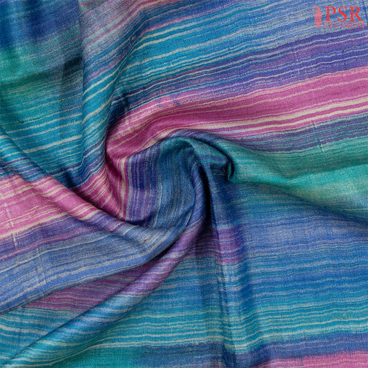 Multicolor Kadhi Tussar Silk Saree
