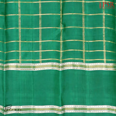Dark Green Kanchipuram Silk Saree
